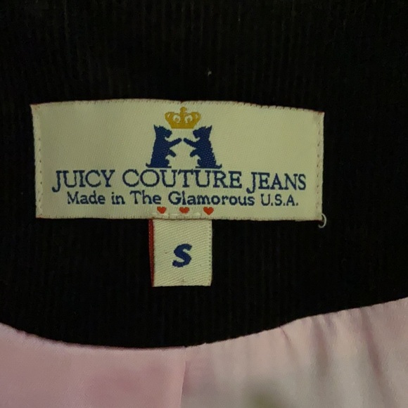 Juicy Couture Brown Blazer/Jacket with pink lining - Picture 5 of 7